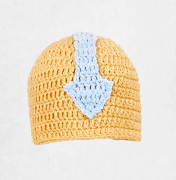 Aang the Last Airbender Hat Tan Anime Beanie in all sizes