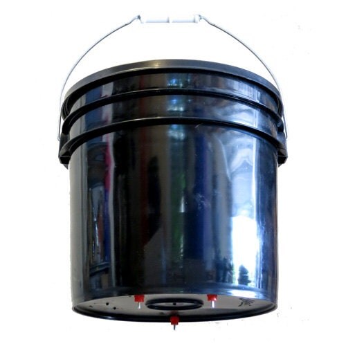 Hanging Bucket Poultry Nipple Waterer For by TheGardenCoop on Etsy