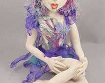Ambrosia is a 10&quot; sitting fairy e-pattern. Very detailed instructions to make - il_214x170.498957633_g27f