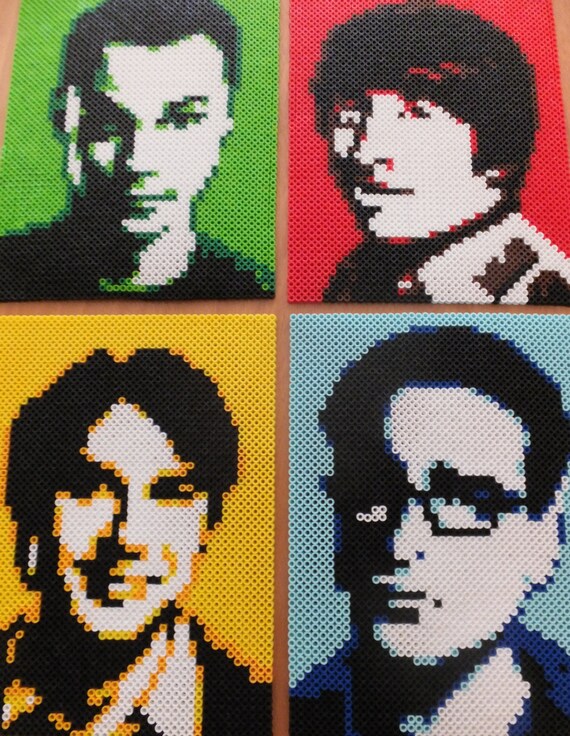 Items similar to Perler Bead Portrait Collection - BIG BANG THEORY on Etsy