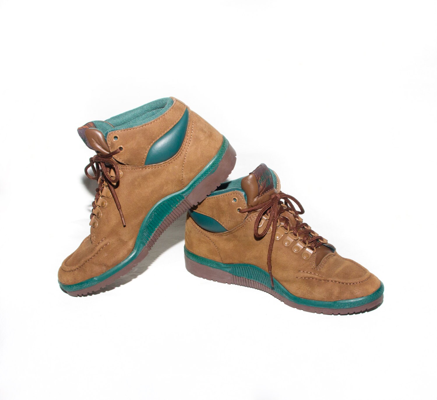 80's style hiking boots