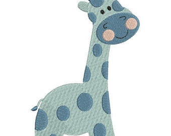 Giraffe Zoo Jungle Machine Embroidery Designs 4x4 & 5x7 Instant Download Sale