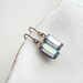 Light Sapphire Earrings Blue Saphire Drop Earrings, Drop Earrings Aqua Blue Aurora Borealis Jewel December Birthstone Jewelry