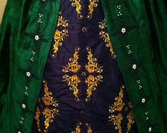Forepart / Forepanel, Custom Embroidered and Quilted. Renaissance, Tudor, Elizabethan - MADE TO ORDER