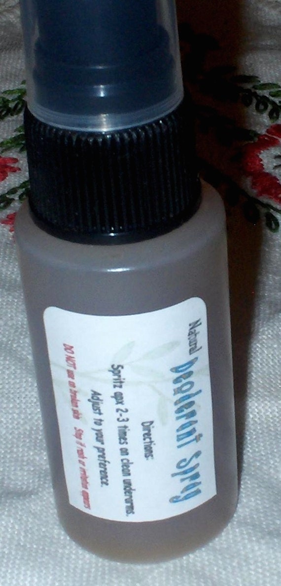 100 Natural Herbal DEODORANT Spray by BerryHerbalSoaps on Etsy