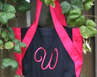 Dual Colored Canvas Tote Bag Personalized Just For You!