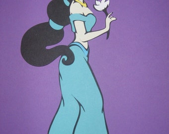 Aladdin and Princess Jasmine party decorations, scrapbooking, banners