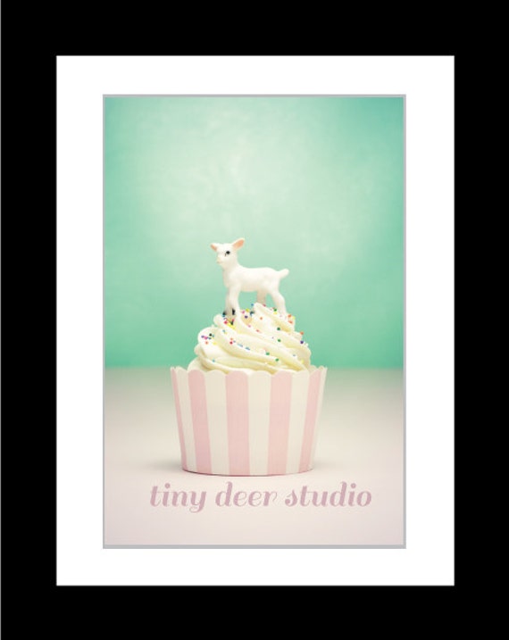 Cupcake Baby FRAMED 4x6 PRINT