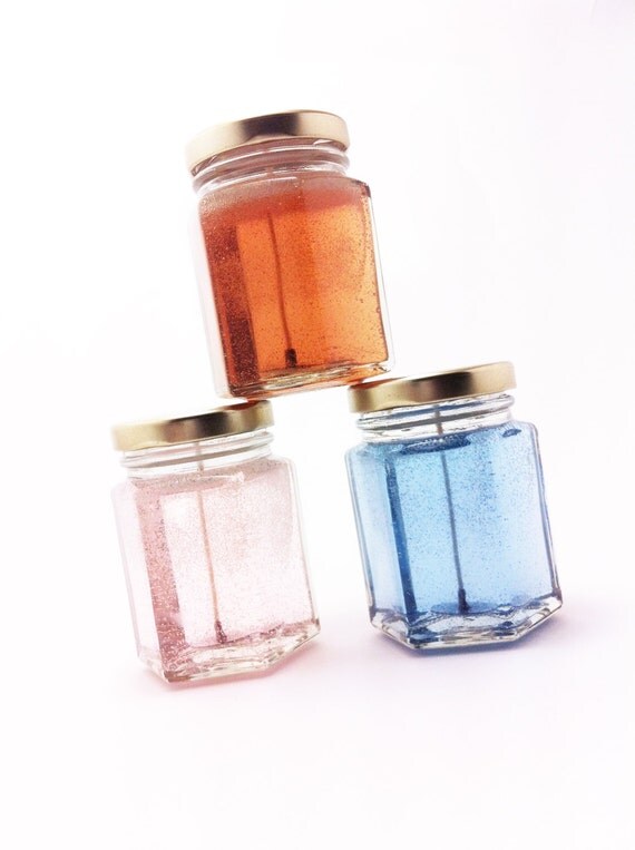 Gel Candles Set Custom Scented Candles by pebblecreekcandles