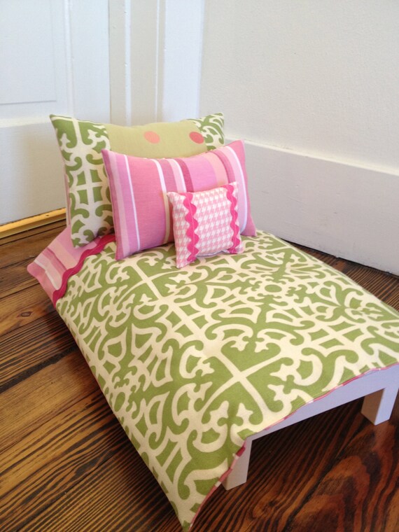 Doll Bedding Set for American Girl and other by FourLittleWomen