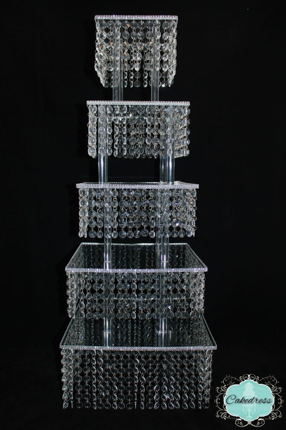 Wedding Cake Stand Bling cupcake build a tower by CakeDress