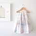 LAST ONE 20% OFF--Paper Dolls Baby Dress-Toddler Sundress-Beach Photo-Summer Dress-Girls Tunic--Handmade Children Clothing by Chasing Mini