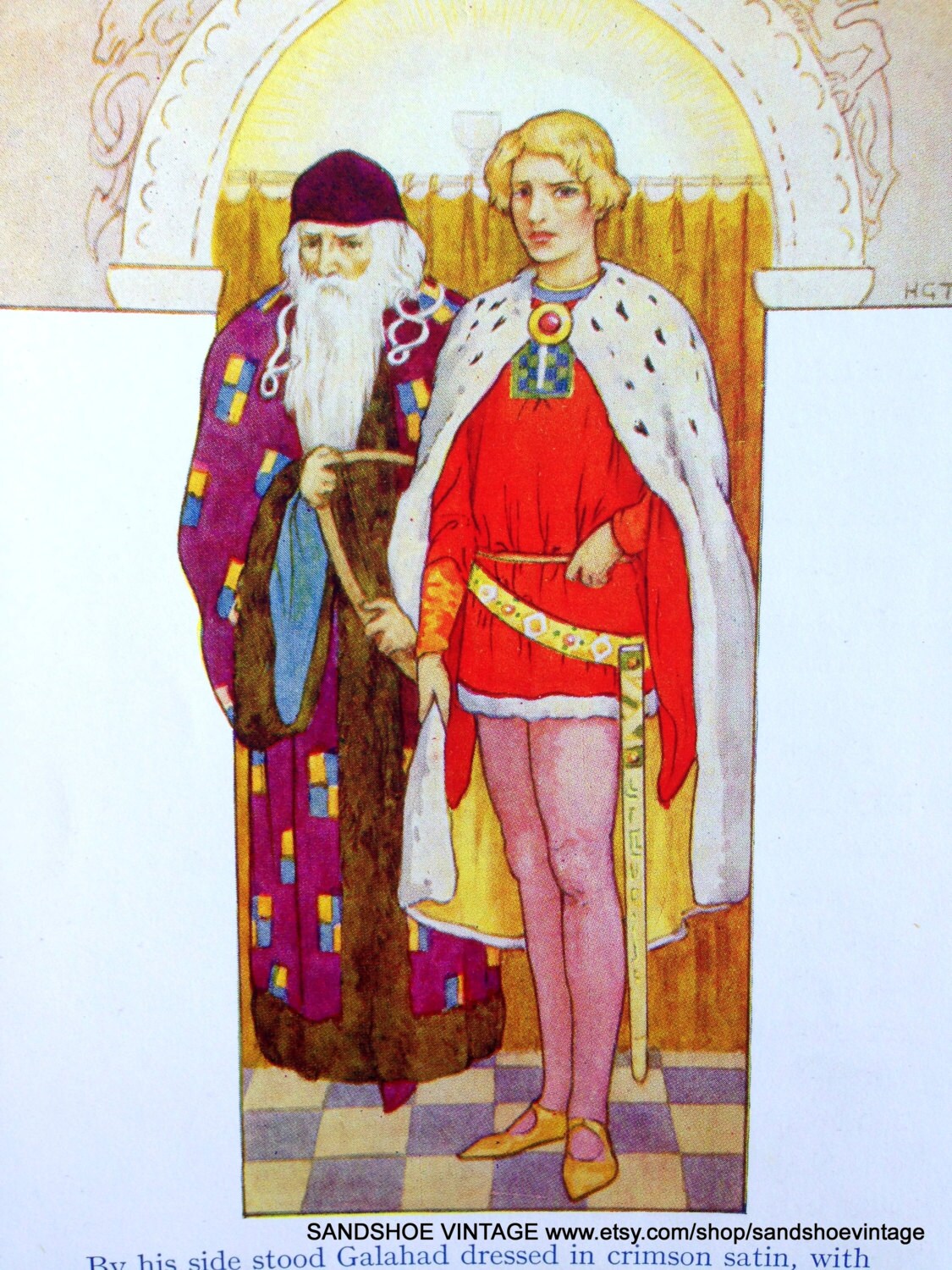 1930s GALAHAD KING ARTHUR Knights of the Round Table By Harry