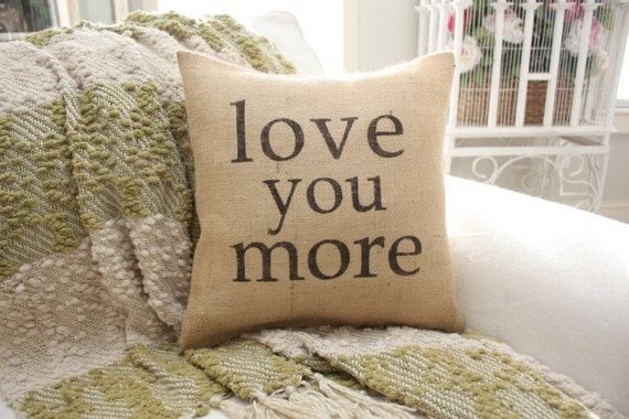 Love you More Square Pillow