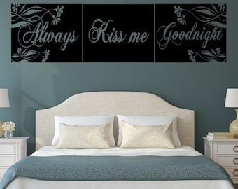 Kiss Me Goodnight Wall Decor