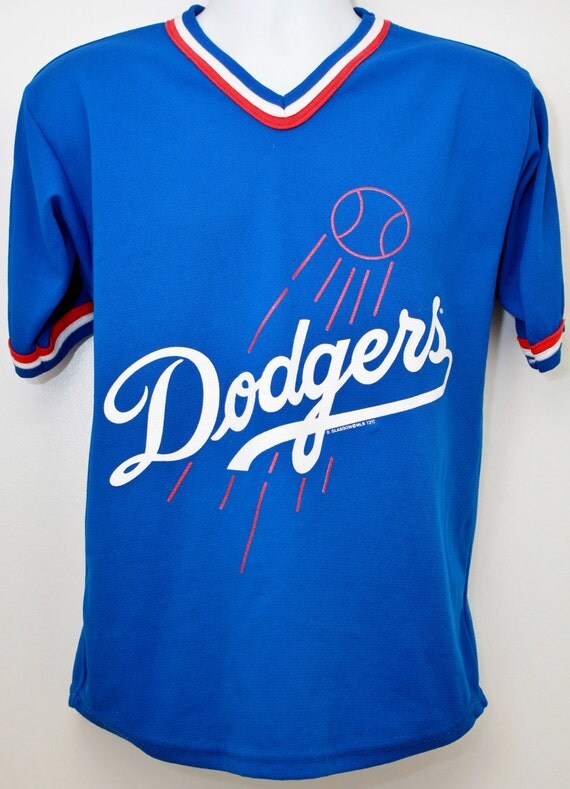 90's Vintage LA DODGERS Replica Baseball by StandoutVintageStore