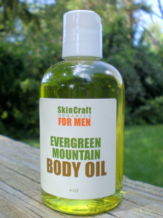 Body Oil for Men Evergreen All Skin Types by
