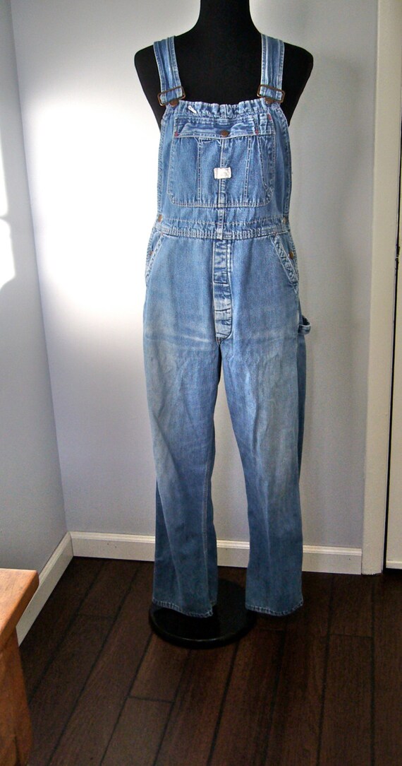 Vintage BIG MAC OVERALLS JCPenney Denim Beautifully worn