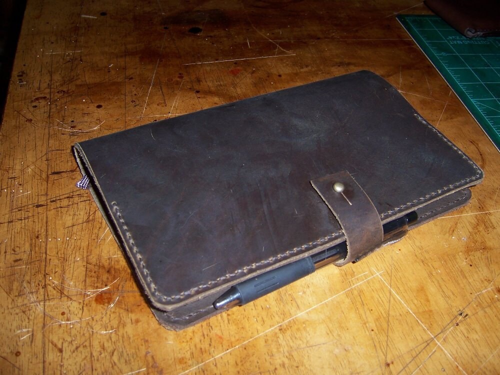 Moleskine Cover. Large. Handstitched in the USA.