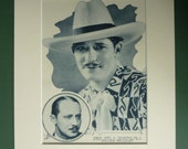 Jahrgang 1927 Print von Norman Kerry - Hollywood Filmstar - Stummfilm ...
