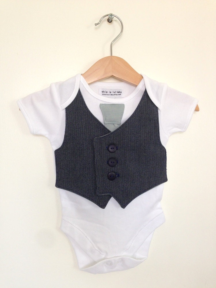 Baby boy clothes 0 to 3 months newborn boy vest and tie baby