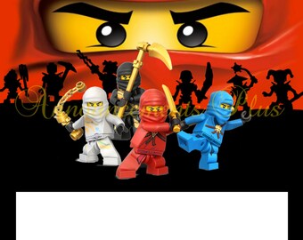 Popular items for ninjago thank you on Etsy