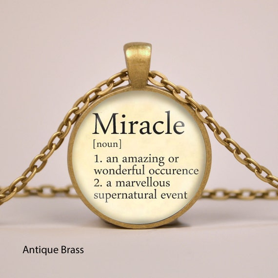 items-similar-to-miracle-dictionary-definition-pendant-necklace-or