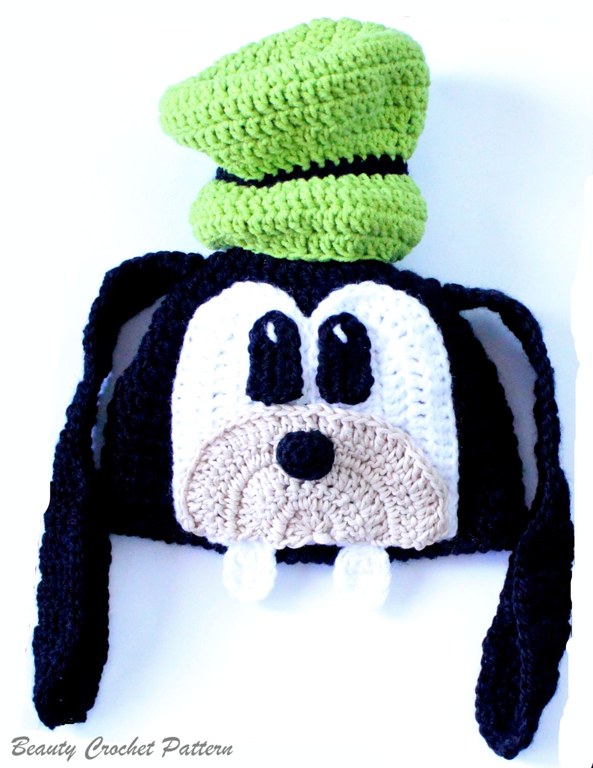 Crochet Pattern Goofy Hat Goofy Hat Newborn to Adult Hat