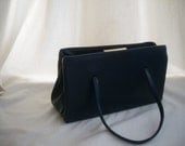 SALE  Vintage Navy clasp kelly bag.1950/60