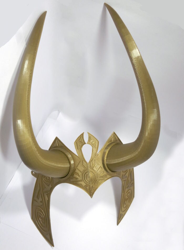 Golden Lady Loki Horns for Cosplay