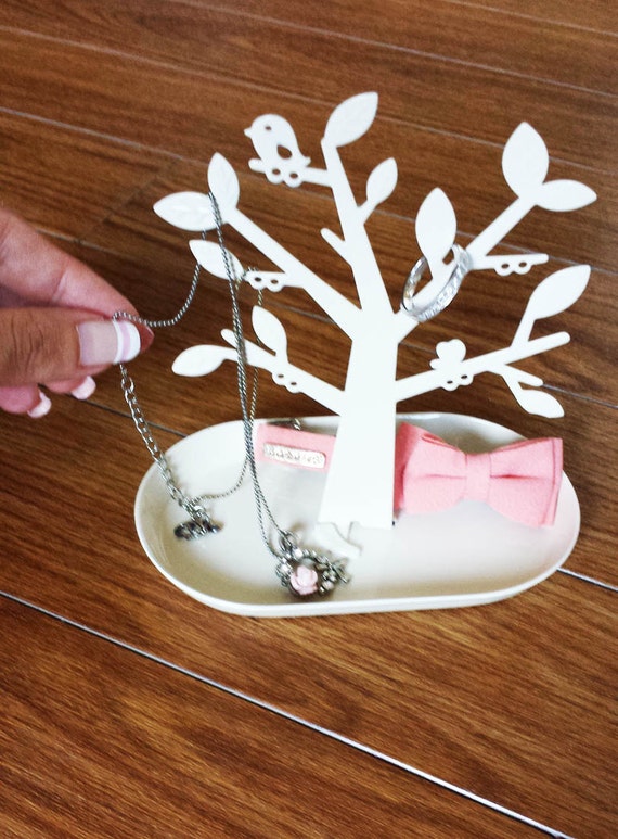 A Bird and a Butterfly Jewelry Display Stand by WasabiMint