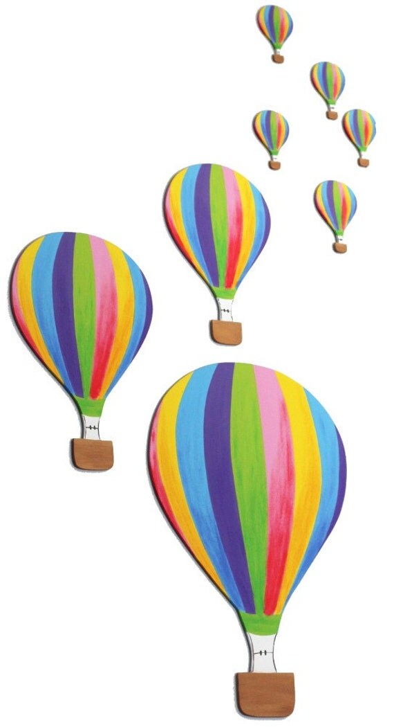 Hot Air Balloon Nursery Wall Art