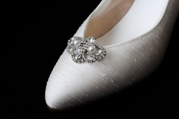Items similar to Diamante Shoe Clip,Vintage Style Shoe Clip, Wedding ...