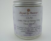 Lilac Green Tea & Honey Clay Face Mask 4oz - 100% Natural