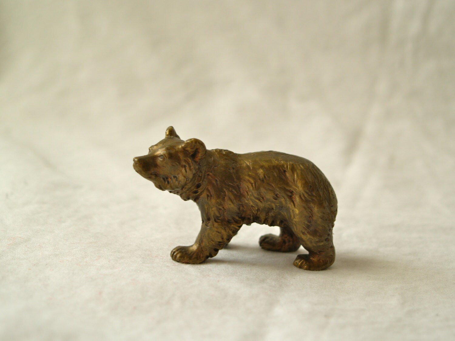 Small Bronze Bear Figurine Sculpture by NorthwestPonyExpress