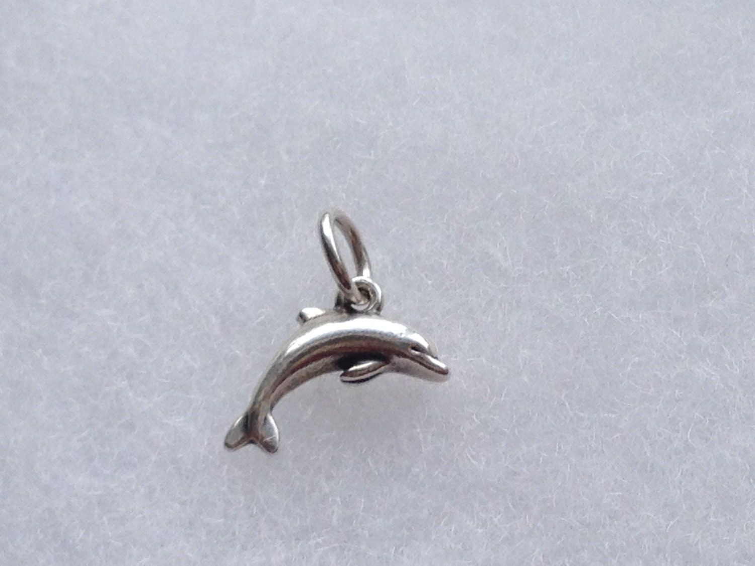 James Avery Retired Sterling Silver Dolphin Pendant Charm