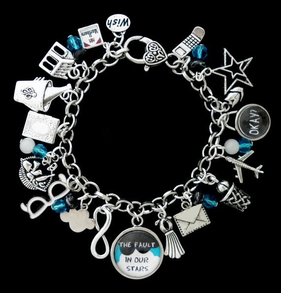 The Fault In Our Stars Themed Charm Bracelet