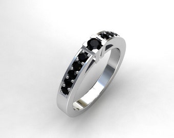 ... engagement, black diamond wedding, black engagement ring, wedding ring