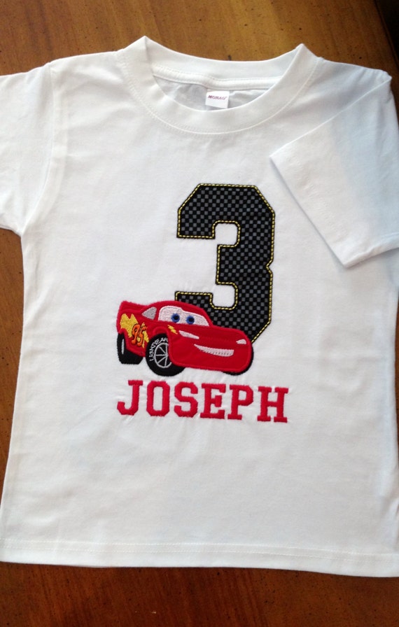 lighting mcqueen birthday shirt