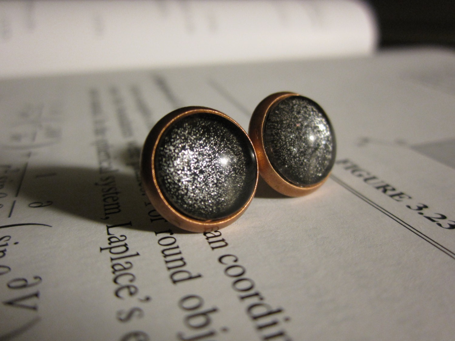 Black Hole Earring studs science jewelry science