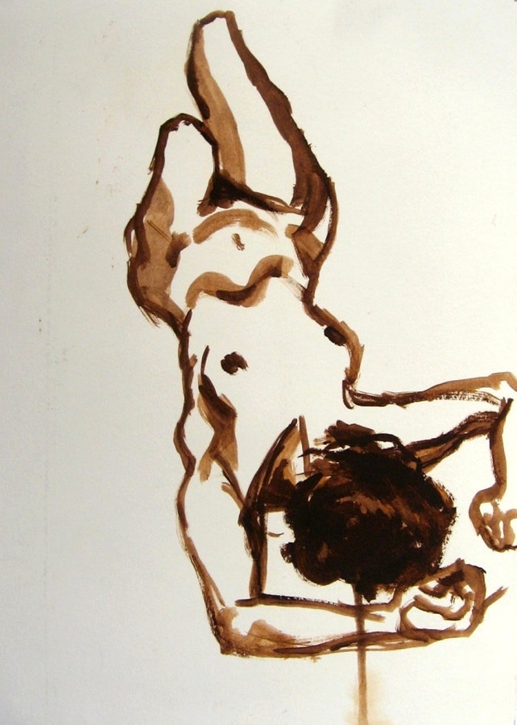 nude figure painting