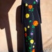 Vintage 1970s Black Dress Lillie Diamond Boho Maxi Maternity US 4 6 B35 2012213