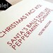 Snarky Santa Christmas Card Set of 6. Half Off Sale. Funny Holiday Cards. Christmas Card Sale
