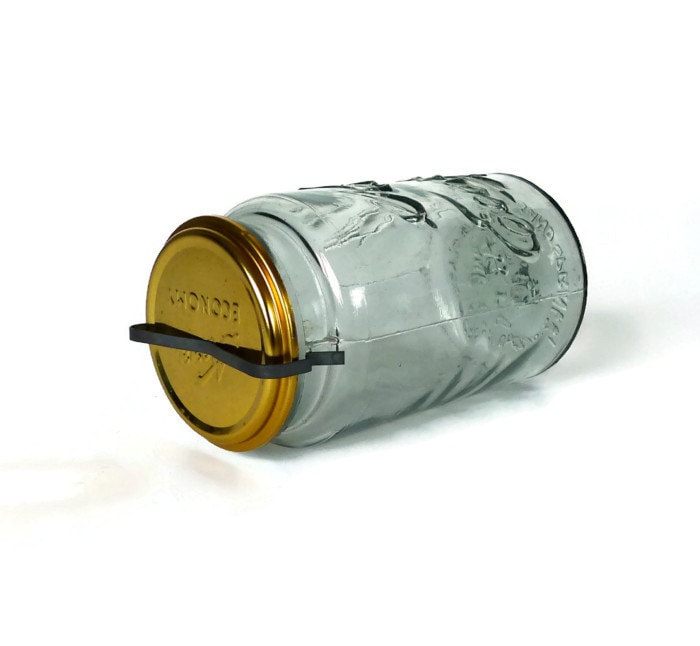 Antique Grey Kerr Economy Canning Jar Sand Springs Oklahoma