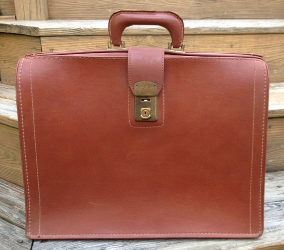 SALE Vintage Sears Sturdex Briefcase Bag Mens by Vintageworks