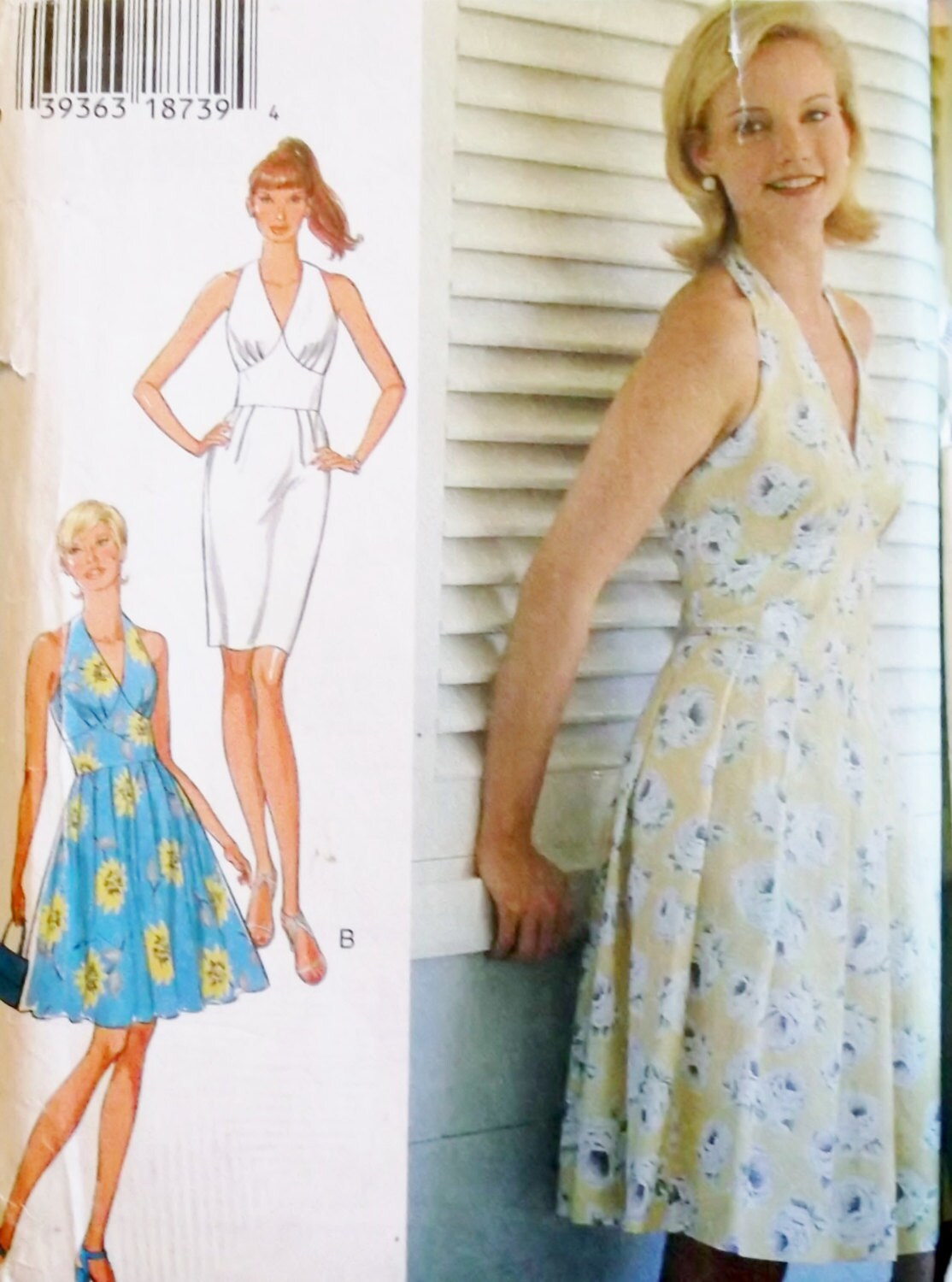 Style 2740 Misses' Halter Top Sundress Sewing Pattern