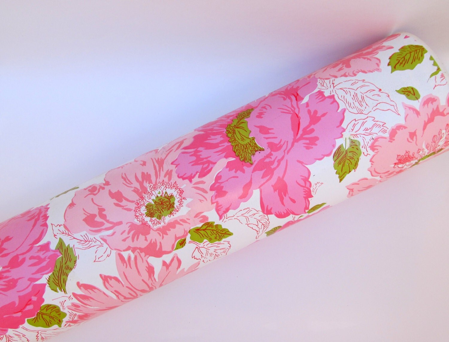 50 Off Sale Vintage Contact Paper Pink Floral Shabby Chic