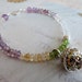 Flourite Gemstone Bracelet with Silver Balinese Harmony Ball