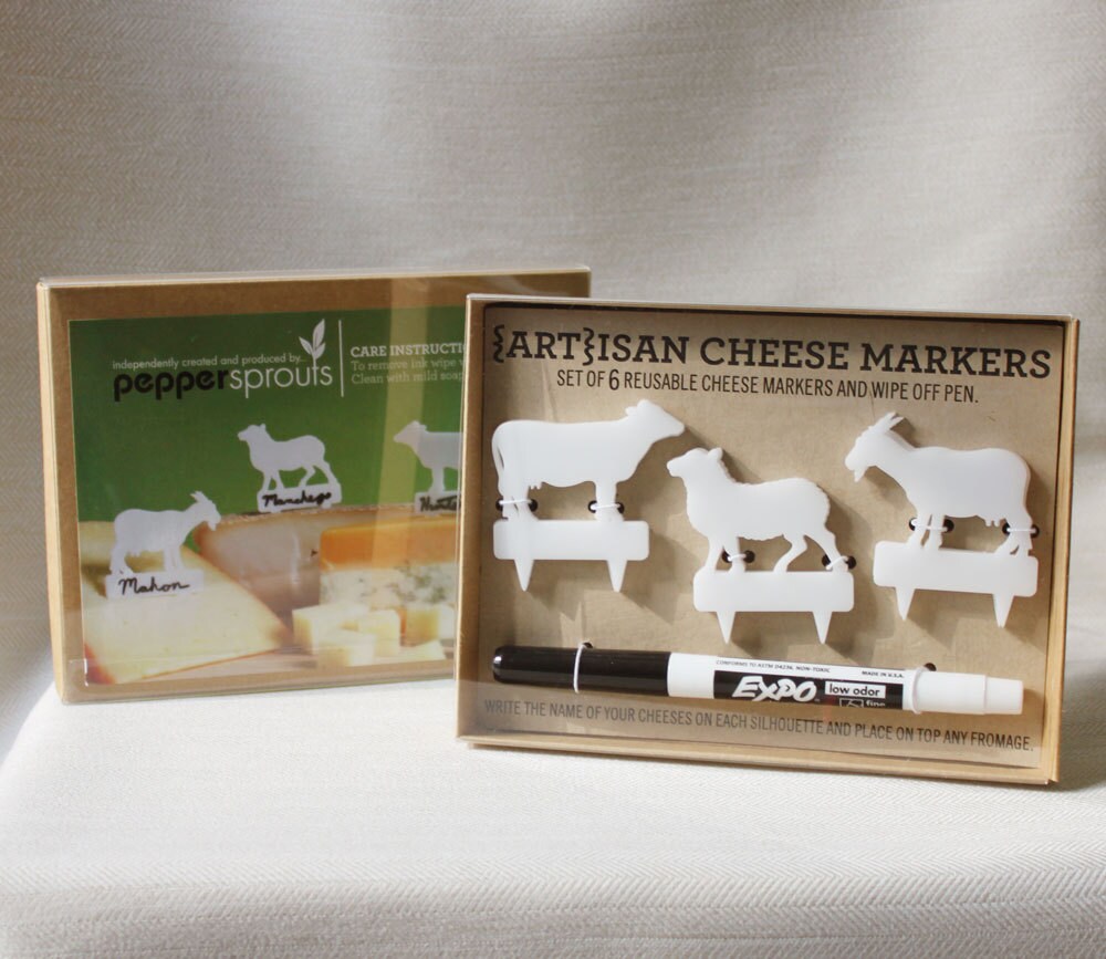 Writeable ARTisan Cheese Markers