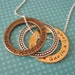 custom eternity ring necklace - my greatest blessings call me mom